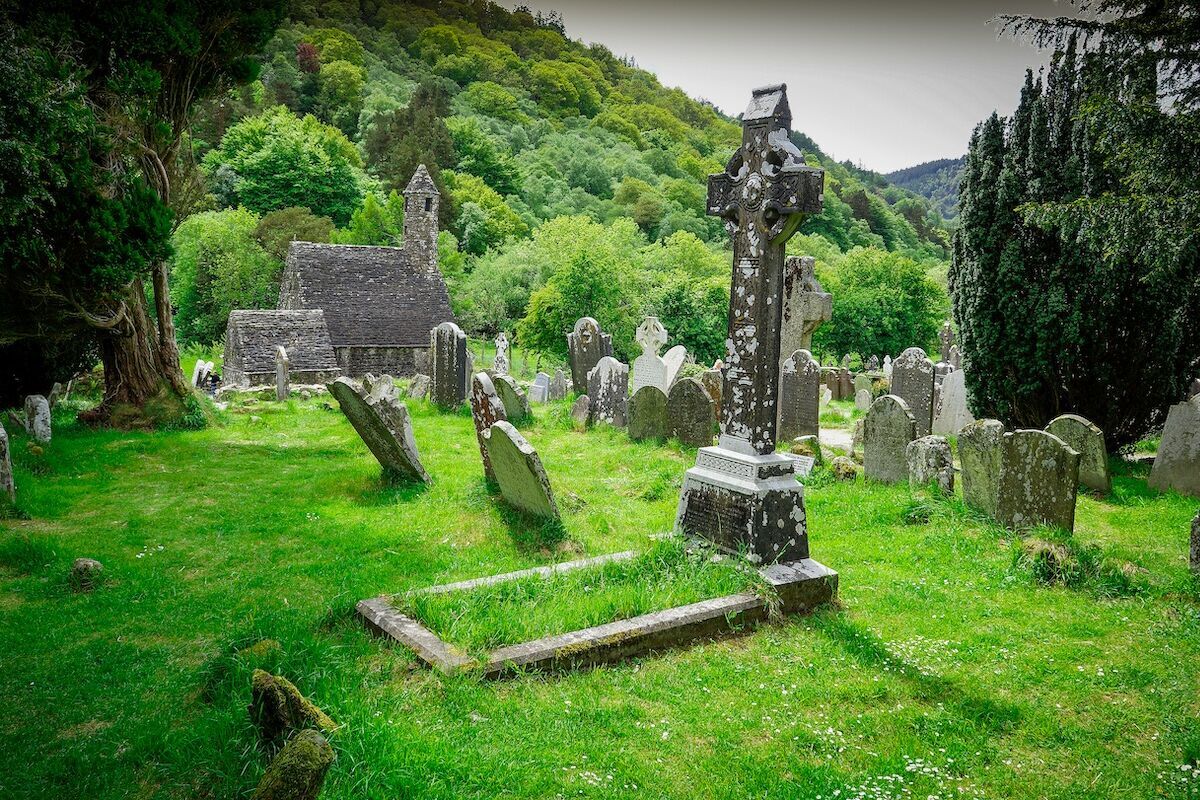 Cementerio en Irlanda